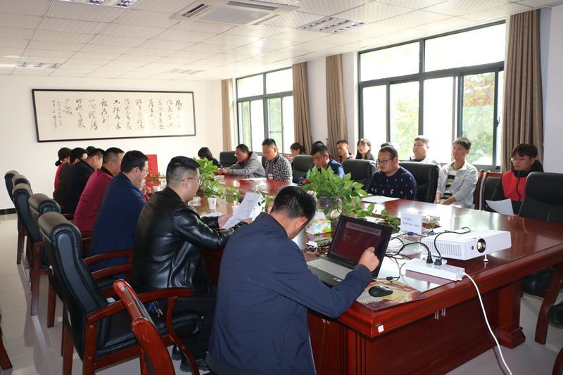高新绿化公司团支部委员选举大会照片